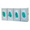 Bowman Dispensers Glove Dispenser, PETG, Holds (4) Boxes , Clear , 10-1/8 in H x 22-5/8 in W x 4 in D GL040-0111 - alternate 1