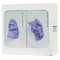 Bowman Dispensers Glove Dispenser, Steel, Holds (2) Boxes , White , 10 in H x 10-5/8 in W x 3-7/8 in D GB-002 - alternate 1