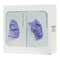 Bowman Dispensers Glove Dispenser, Steel, Holds (2) Boxes , White , 10 in H x 10-5/8 in W x 3-7/8 in D GB-002 - alternate 2