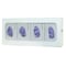 Bowman Dispensers Glove Dispenser, Steel, Holds (4) Boxes , White , 10 in H x 22-3/8 in W x 3-7/8 in D GB-059 - alternate 2