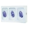 Bowman Dispensers Glove Dispenser, Steel, Holds (3) Boxes , White , 10 in H x 15-7/8 in W x 3-7/8 in D GL003-0413 - alternate 1