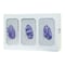 Bowman Dispensers Glove Dispenser, Steel, Holds (3) Boxes , White , 10 in H x 15-7/8 in W x 3-7/8 in D GL003-0413 - alternate 2