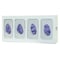 Bowman Dispensers Glove Dispenser, Steel, Holds (4) Boxes , White , 10 in H x 21-1/4 in W x 3-7/8 in D GL004-0413 - alternate 1