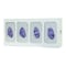 Bowman Dispensers Glove Dispenser, Steel, Holds (4) Boxes , White , 10 in H x 21-1/4 in W x 3-7/8 in D GL004-0413 - alternate 2