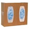 Bowman Dispensers Glove Dispenser, ABS, Holds (2) Boxes , Maple Wood , 10-1/8 in H x 11-3/8 in W x 4 in D GL020-0223 - alternate 1