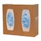 Bowman Dispensers Glove Dispenser, ABS, Holds (2) Boxes , Maple Wood , 10-1/8 in H x 11-3/8 in W x 4 in D GL020-0223 - alternate 2