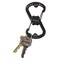 Nite Ize S-Biner Key Clip, Black, Stainless Steel, Key Holder, matte SBO-03-01 - alternate 2