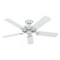 Hunter Sea Air Outdoor Ceiling Fan, 52" Blade Dia., White, ETL Wet 53054 - alternate 1