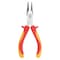 Jonard Tools 6 1/2 in Long Nose Plier, Side Cutter Cushion Grip Handle INP-2065 - alternate 1