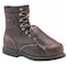 Carolina Shoe Men's 8-Inch Work Boot, 5 D, Steel Toe, 8 in H, Brown, 505 505 - alternate 1