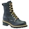 Carolina Shoe Men's Logger Boot, 8 D, Steel Toe, 8 in H, Black, CA9823 CA9823 - alternate 1