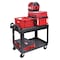 Milwaukee Tool Utility Cart, 500 lb Load Capacity, 2 Shelves, 38 1/2 in L, 24 1/2 in W, Ergonomic Handle CUSTOM PACKOUT UTILITY 2 - alternate 2