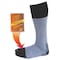 Heat Factory Men's Socks, 76% Acrylic, 13% Merino Wool, 9% Nylon, 2% Elastic, Gray, 10 to 13, L, 1 PR 1502 - alternate 3