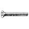 Zoro Select #8-32 x 2 in Phillips Flat Machine Screw, Zinc Plated Steel, 100 PK U24670.016.0200 - alternate 1