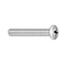 Zoro Select #6-32 x 1/2 in Phillips Round Machine Screw, Zinc Plated Steel, 100 PK U24211.013.0050 - alternate 1
