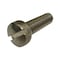 Zoro Select #10-24 x 1 in Slotted Fillister Machine Screw, Plain 18-8 Stainless Steel, 100 PK U51341.019.0100 - alternate 1