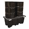Black Diamond Eco Solutions Spill Pallet, 66 gal Spill Capacity, 2 Drums, 1,000 lb Load Capacity, Polyethylene 5222-BD - alternate 1