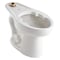 American Standard Toilet Bowl, 1.1/1.6 gpf, Flush Valve, Floor Mount, Elongated, White 3466001.020 - alternate 1
