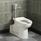 American Standard Toilet Bowl, 1.1/1.6 gpf, Flush Valve, Floor Mount, Elongated, White 3691001.020 - alternate 2