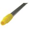 Vikan 50" Color Coded Handle, 1 in Dia, Yellow, Aluminum 29586 - alternate 3