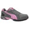 Puma Safety Shoes Women's Athletic Shoe, Steel Toe, Leather Upper, Carbon Rubber Outsole, Lace Up, Gray/Pink, 9 1/2 C 642865 - alternate 1