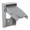 Bell Outdoor Box Cover, Single Gang Box Type, 1 Gang, Aluminum, Flip and Snap Cover Type 5026-0 - alternate 1
