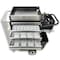 Flexcart FC-100 Rolling Cabinet, 7 Drawer, Black, Stainless Steel, 14-1/4 in W x 37-1/2 in D x 45 in H FC100-ECSS-WT - alternate 4