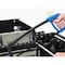 Flexcart FC-100 Rolling Cabinet, 7 Drawer, Black, Stainless Steel, 14-1/4 in W x 37-1/2 in D x 45 in H FC100-ECSS-WT - alternate 5