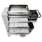 Flexcart FC-100 Tool Utility Cart, 7 Drawer, Black, Stainless Steel, 14-1/4 in W x 37-1/2 in D x 45 in H FC100-ECSS-NT - alternate 2
