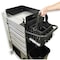 Flexcart FC-100 Tool Utility Cart, 7 Drawer, Black, Stainless Steel, 14-1/4 in W x 37-1/2 in D x 45 in H FC100-ECSS-NT - alternate 6