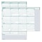House Of Doolittle 24 x 37" Express Track Reversible/Erasable Yearly Wall Calendar, Teal/Blue HOD392 - alternate 1