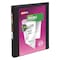 Zoro Select 1/2" Slant Ring Durable Binder, Black AVE17001 - alternate 1
