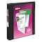 Zoro Select 1" Slant Ring Durable Binder, Black AVE17011 - alternate 1