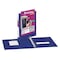 Zoro Select 1" Slant Ring Durable Binder, Blue AVE17014 - alternate 2