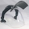 Sellstrom Faceshield Visor, Clear Visor, 9 in Height, Universal Adapter Suspension, Anti-Fog Lens S32152 - alternate 1