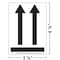Labelmaster Arrows Label, 3-1-1/2in, Paper, 500, PK500 L22 - alternate 2