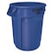Rubbermaid Commercial BRUTE 32 gal Round Heavy Duty Plastic Can, Blue, None, Plastic, Not Applicable FG263200BLUE - alternate 1