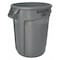 Rubbermaid Commercial BRUTE 20 gal Round Heavy Duty Plastic Can, Gray, None, Plastic, Not Applicable FG262000GRAY - alternate 1