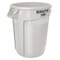 Rubbermaid Commercial BRUTE 20 gal Round Heavy Duty Plastic Can, White, None, Plastic, Not Applicable FG262000WHT - alternate 1