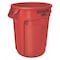 Rubbermaid Commercial BRUTE 20 gal Round Heavy Duty Plastic Can, Red, None, Plastic, Not Applicable FG262000RED - alternate 1