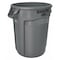 Rubbermaid Commercial BRUTE 32 gal Round Heavy Duty Plastic Can, Gray, None, Plastic, Not Applicable FG263200GRAY - alternate 1