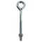 Zoro Select Routing Eye Bolt Without Shoulder, 3/8"-16, 2 in Shank, 3/4 in ID, Steel, Zinc Plated, 10 PK U17420.037.0200 - alternate 1