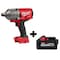 Milwaukee Tool M18 FUEL ONE-KEY High Torque Impact Wrench 3/4" Friction Ring + M18 HIGH OUTPUT XC6.0 Battery Pack 2864-20, 48-11-1865 - alternate 1