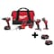 Milwaukee Tool M18 Cordless LITHIUM-ION 4-Tool Combo Kit + M18 XC5.0 Extended Capacity Battery 2-Pack 2695-24, 48-11-1852 - alternate 1
