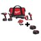 Milwaukee Tool M18 Cordless LI-ION 4-Tool Combo Kit + M18 XC5.0 Extended Capacity Battery 2-Pack 2696-24, 48-11-1852 - alternate 1