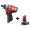 Milwaukee Tool M12 FUEL 1/4" Hex 2-Speed Screwdriver + M12 XC 4.0 Battery Pack 2402-20, 48-11-2440 - alternate 1