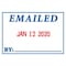 2000 Plus Message Date Stamp, Blue/Red, 12, Plastic 038931 - alternate 6