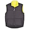 Tough Duck Men's Hi-Vis 5-in-1 Safety Jacket, 300D Poly Oxford with PU Coating, Fluorescent Green, LT S42641 - alternate 10