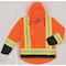 Tough Duck Men's Hi-Vis 5-in-1 Safety Jacket, 300D Poly Oxford with PU Coating, Fluorescent Orange, LT S42641 - alternate 4