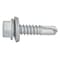 Teks Self-Drilling Screw, 1/4" x 1 in, Climaseal Steel Flange Hex Head External Hex Drive, 250 PK 1160000 - alternate 1